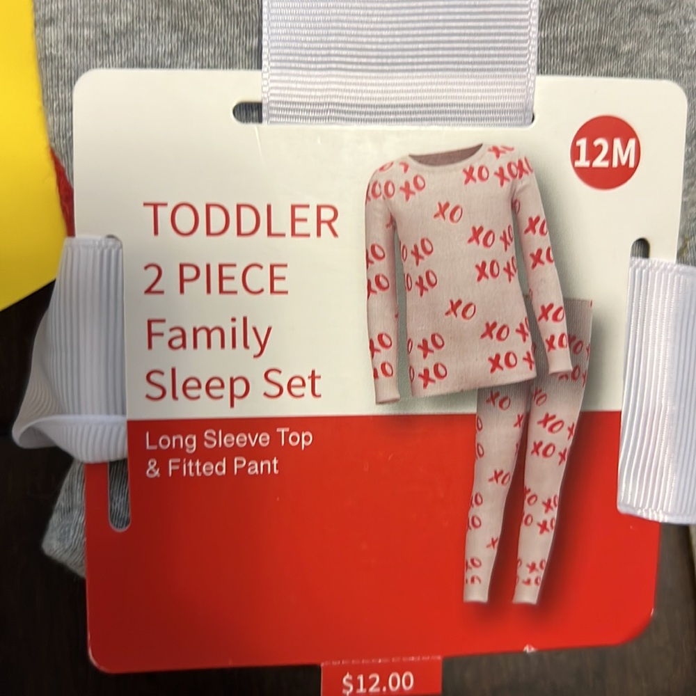 NWT Target Baby Gender Neutral XO Love Family Matching Pajamas! Valentine’s Day!